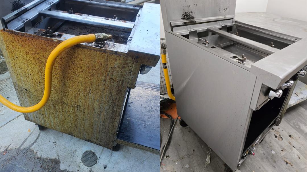 Before and after transformation