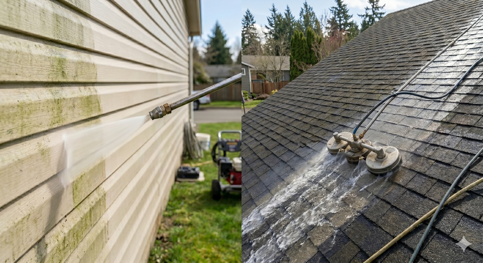 Roof and All Types of Siding Cleaning